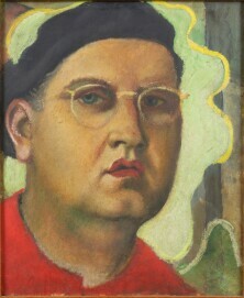 Oscar Zügel: Ohne Titel, (sog. ‚Ikarus‘), 1936, Öl auf Leinwand, 100 × 81 cm, Geschenk der Tochter Katja Zügel an die Bürgerstiftung für verfolgte Künste