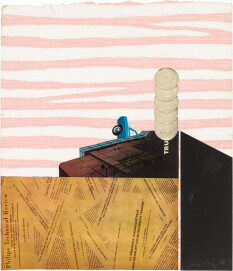 Imre Kocsis, ohne Titel, 1965, Collage aus Papier, 46,6 x 40,6 cm